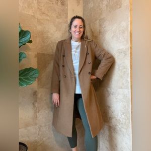 Loft double breasted coat.